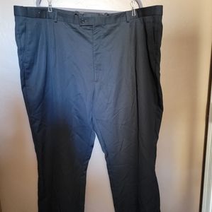 Trieste Mens Black Dress Pants 50 x 30